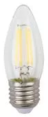 Лампочка светодиодная ЭРА F-LED B35-9w-827-E2 9Вт филамент свеча теплый свет