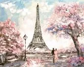 Картина на холсте Ekoramka 50x40 см Париж весна HE-101-754