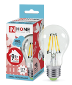 Лампа светодиодная LED-A60-deco 11Вт Е27 4000К 990Лм прозрачная IN HOME