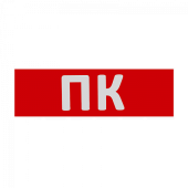 Сменная надпись "ПК" на красном фоне