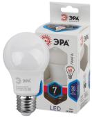 Светодиодная лампа 7Вт ЭРА LED smd A60-7w-840-E27 холодный свет