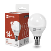 Лампа светодиодная LED-ШАР-VC 14Вт E14 6500K 1330Лм IN HOME