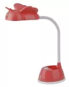 Настольная светодиодная лампа ЭРА NLED-434-6W-R красный