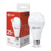 Лампа светодиодная LED-A65-VC 25Вт 230В Е27 4000К 2380Лм IN HOME